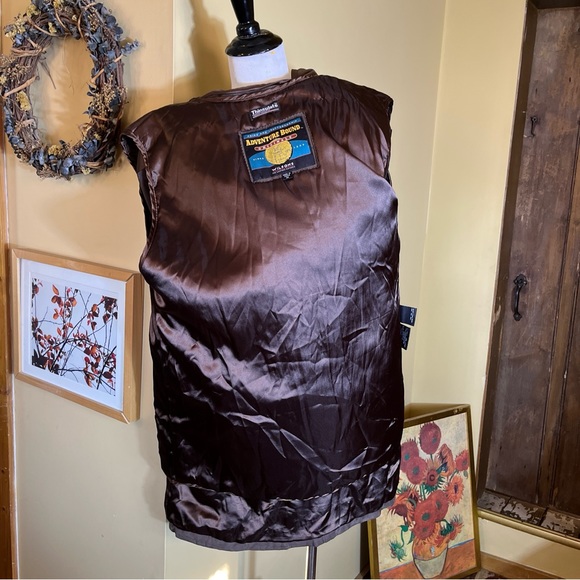 WILSONS Leather Size Medium Parka Adventure Bound Hood Thinsulate 3/4 Length NEW - Picture 13 of 16